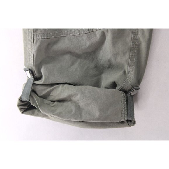 Kuhl Women's Spire Roll Up Pants Cargo Pockets Double Knee Olive Green Sz 12 - Picture 9 of 14